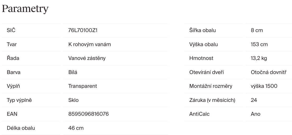 ravak-vsk2-140-parametry